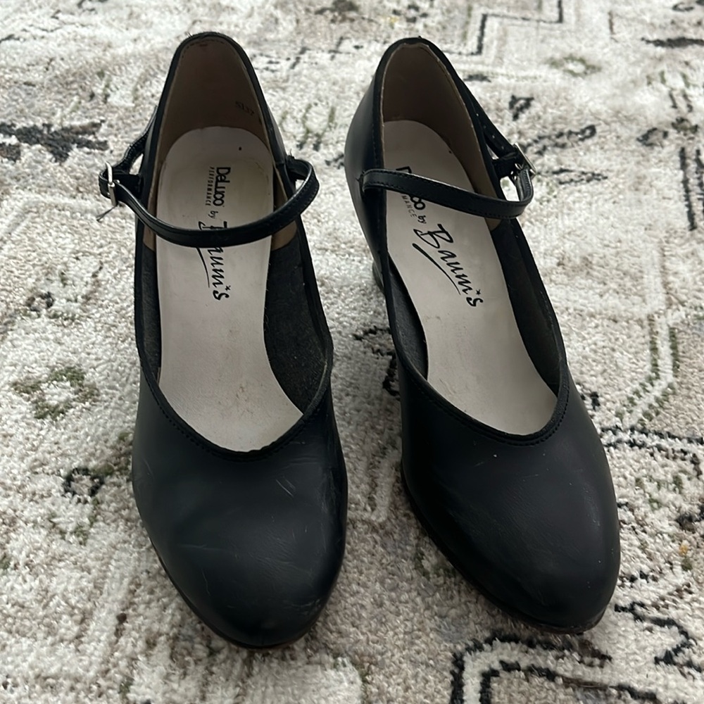 Deluco by Baums Women's Black Mary Jane character Shoes